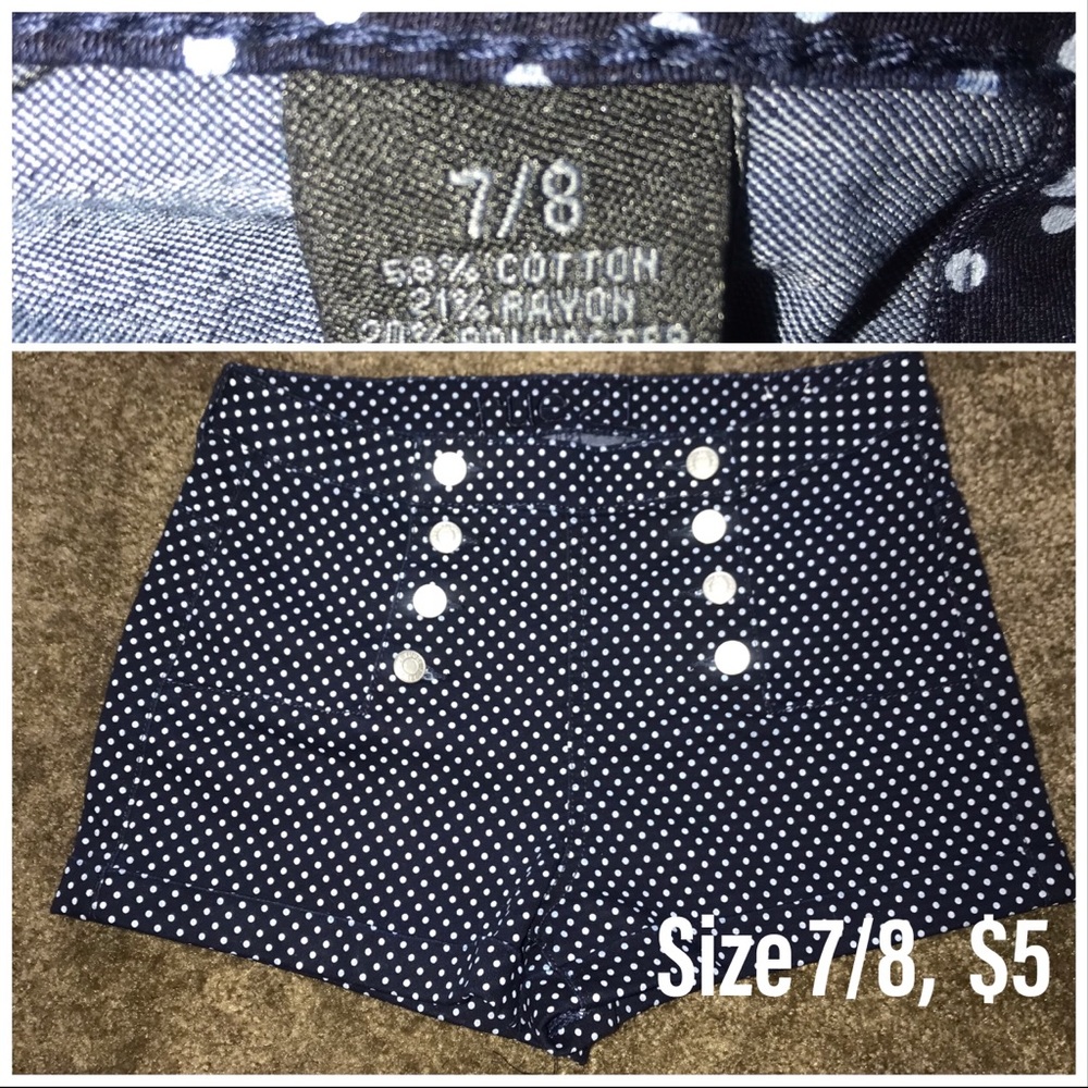 Polka dot shorts